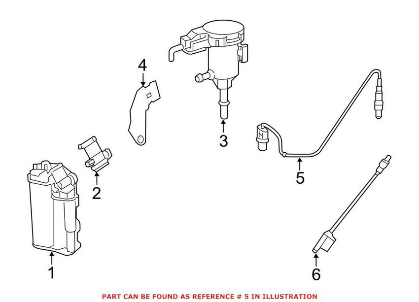 Mercedes Oxygen Sensor - Front 0095425918